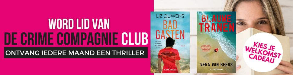 Word lid van de Crime Compagnie Boekclub – kies je welkomstcadeau!